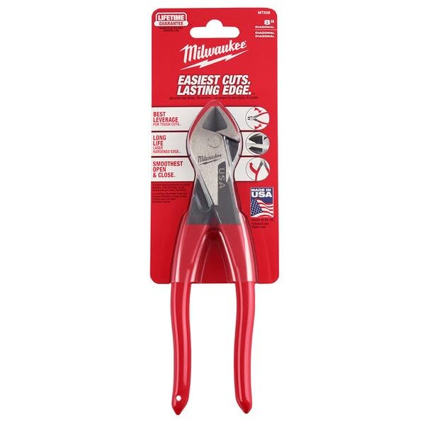 Alicates de corte diagonal Milwaukee de 20.3 cm con mango sumergido 5