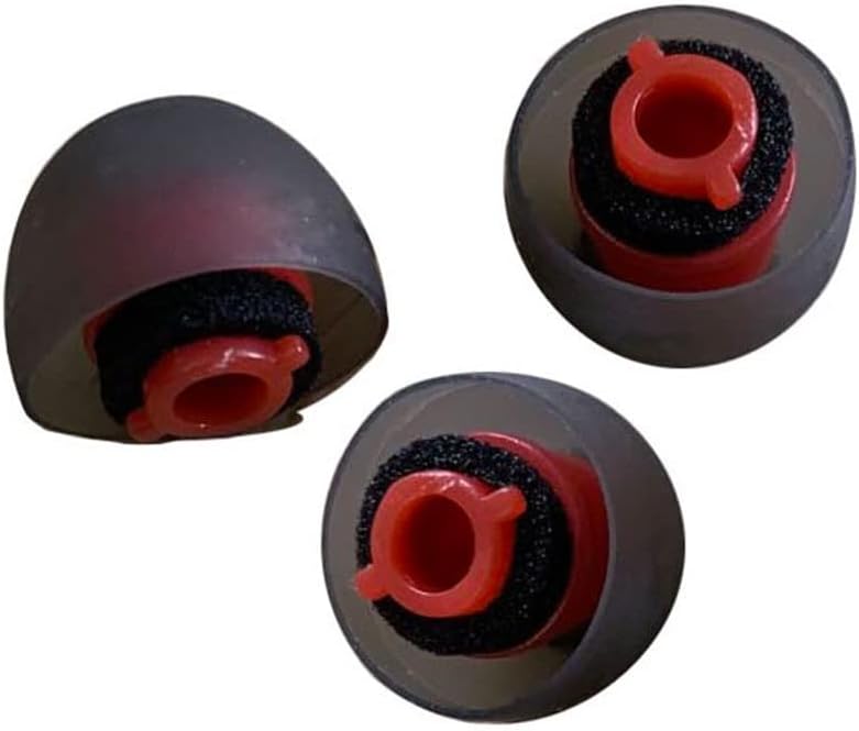 BLLQ in-Ear Tip Adapter Mount Ear Tips Compatible with Plantronics Voyager 5200 / Voyager Legend/Pro, Reducing Noise Earbuds Ear Tips, 3 Piece S/M/L, Silicone Gray [Silicone]