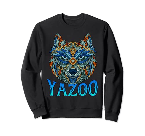 Yazoo Wolf Symbole de l'Esprit Yazoo Indien Loups Yazoo Sweatshirt Cover