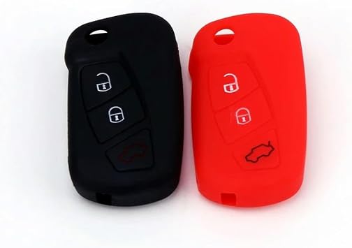 Silicone Car Key Case Cover, for Ford KA MK2 2008-2016