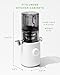 Nama J3 Compact Cold Press Juicer – Space Saving & Self Feeding for Hands-Free Operation – Lightweight, Portable Zero Waste Slow Masticating Juicer – Easy Cleanup & Assembly - White