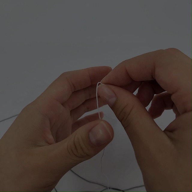 Hilo Elástico para Costura Tex 260 2 Conos Negro 546 yd miniatura 7