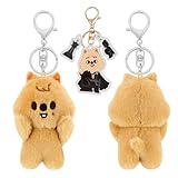 AYACZO SK SKZ Plüschpuppe 10cm 'Magic School' Schlüsselanhänger & Rucksackanhänger，Niedliches SKZ Kuscheltier Sammlerstück，Ein kostenloser Schlüsselanhänger inklusive（Han）