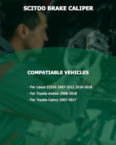 image for SCITOO Front Left+Right Brake Calipers With Bracket 19B3129 19B3128 Co