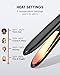 VANESSA PRO Flat Iron Hair Straightener, 100% Pure Titanium Flat Iron for One Pass to Achieve a Sleek Look, Curls Beautifully & Straightens Well - 1 inch
