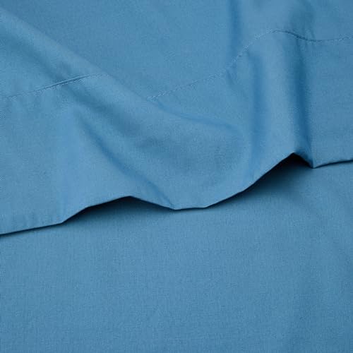 Queen Size Bed Sheets - Breathable Luxury Sheets with Full Elastic & Secure Corner Straps Built In - 1800 Supreme Collection Soft Deep Pocket Bedding, Sheet Set, EXTRA DEEP pocket - Queen, Denim