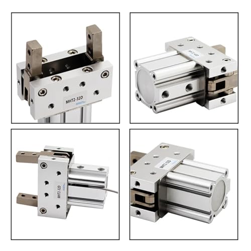 Pince pneumatique pivot MHT2-50D à bascule de serrage cylindre à doigt - 8
