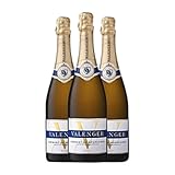 Valenger Brut Crémant de Bourgogne Gran Reserva 75 cl Espumoso blanco (Caja de 3 Botellas de 75 cl)