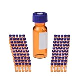 ALWSCI 2ml 9mm HPLC Amber Autosampler Vial, 9-425 Type Screw Threaded BorosiliGlass Sample Vial with...