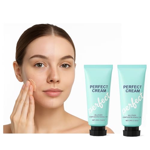 Crema Cubridora Corporal – Corrector Impermeable y que No Transfiere para Piernas y Cuerpo, Perfeccionador de Tez de Cobertura Total con Brocha – Acabado de Larga Duración (2PCS)