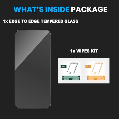Image of FIRST MART Military Grade Gorilla Tempered Glass for Vivo X300 Pro (6.78 Inch) With Edge To Edge Full Screen Coverage and Easy Installation Kit |Black