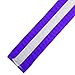 Ace Martial Arts Supply White Stripe Color Belts (Purple, 3)