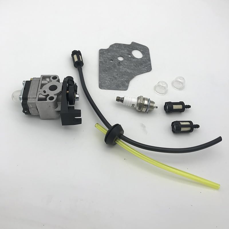 Piezas de jardín Junta de carburador Bujía Línea de Combustible Manguera Compatible con Honda GX25 GX35 GX 25 35 HHT35 HHT35S FG110 Cortacésped Piezas de Motor Piezas de jardín