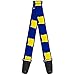 Guitar Strap Oregon State Silhouette Blue Yellow 2 Inches Wide