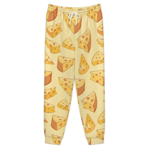 Cheese Slices Funny Men's Sweatpants Casual Soft Running Joggers Yoga Pant Lounge Wear3
