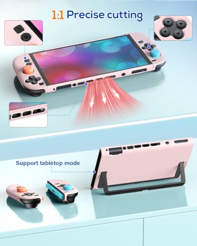 Image of WAXITY Dockable Protective Case for Nintendo Switch 2-Light Pink