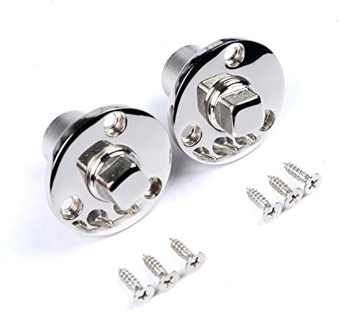Mxeol Boat Garboard Drain Plug Marine Bilge Plug Kit Stainless Steel W/Screws Pair