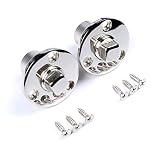 Mxeol Boat Garboard Drain Plug Marine Bilge Plug Kit Stainless Steel W/Screws Pair