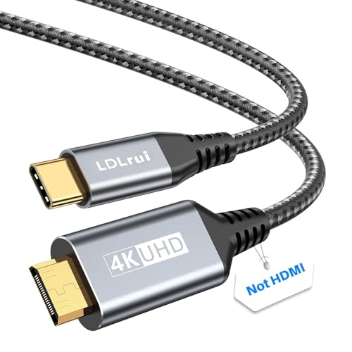 USB C - Mini HDMI�P�[�u�� 1.5�t�B�[�g�A4K@60Hz�A2K@120Hz�A�����^�C�vC����~�jHDMI�P�����R�[�h�ASteam Deck�AROG Ally�A�m�[�g�p�\�R���AMacBook�AKYY�AARZOPA�AMNN�|�[�^�u�����j�^�[�p