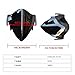 WLQNHDKM Motorcycle Windshield for Suzuki Hayabusa 3 Gen GSX1300R 2021-2024 Motorcycle Windshield Windscreen Wind Shield Screen Deflectors