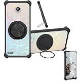 Custodia per Vodafone Smart Prime 6 Case Phone Cover Custodia [ con 9H HD Vetro Temperato][Supporto ad Anello a 360°, Magnetico] CX-27-HEI