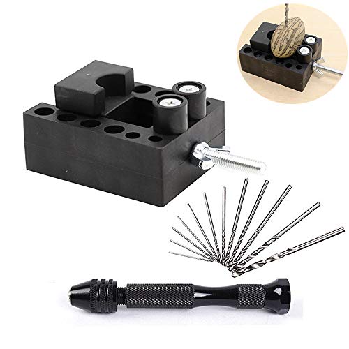 image for Minelife 27 Pcs Hand Drill Bits Set, Precision Pin Vise Hand Twist Dri