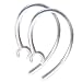 Produktbild 2 x transparente Ohrhaken, Silikon Bluetooth Headset Receiver Clip Halter Ohrbügel Ohrbügel Ersatz für Samsung, LG etc.