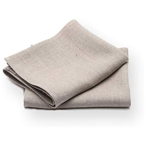LinenMe Natural Linen Hand and Guest Towels Set Cover