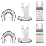 NIYATA 6 PCS Diamond Multi Tool Blades, Oscillating Multi Tool Grout Remover Blade,Diamond Grout Remover Blade,Masonry Multi Tool Blade for Grout Removal and Tile Cutting