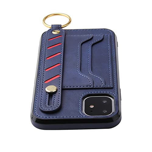 Funda de piel de poliuretano marrón elegante compatible con iPhone 7p y 8plus 6