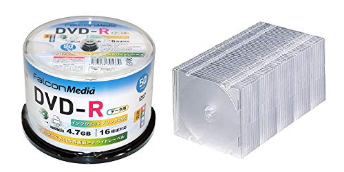 FalconMediait@RfBAj 1L^ (f[^) p ObV[ (ʐ^掿) DVD-R BE033 (Ж1w 1-16{ 50) +XNAP[X 1[×50Zbg