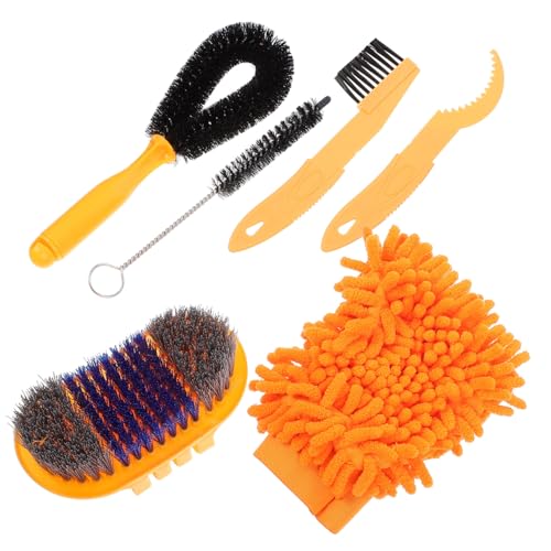 Happyyami Bike Cleaning Kit 6pcs Bike Cleaning Tools Chain Washer Chain Cleaning Kit