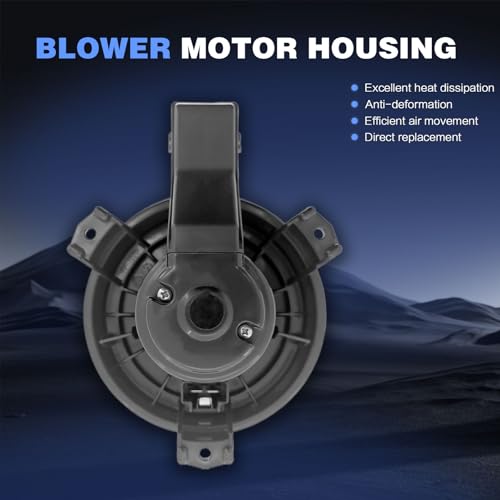 Image of HVAC Heater Blower Motor with Fan Cage Replacement for Honda CR-V 2017 2018 2019 2020 2021 2022 2023,Honda Odyssey 2018-2023, Replace# 79310TLAA51, PM4818,79310THRA41