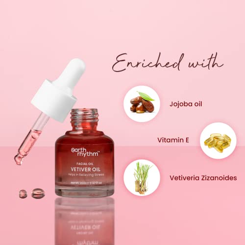Earth Rhythm Vetiver Face Oil, 20 ml (Pack of 1) - Image 3