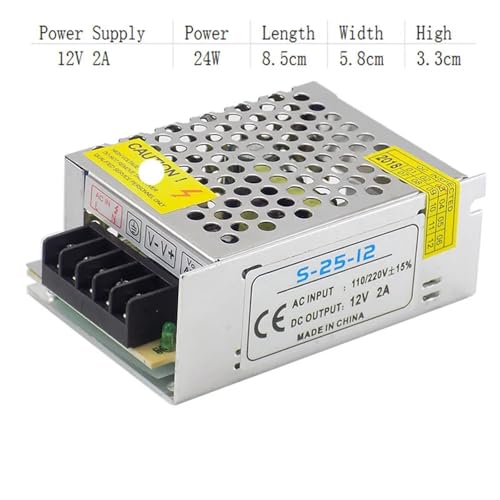 Transformateur 12V 5A boîtier métal perforé dissipation thermique - 3