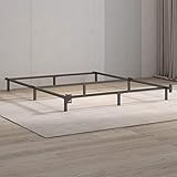 Realuson California King Size Metal Iron Bed Frame Heavy Duty Sturdy Black Bedframe 9-Leg Support 7