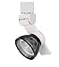 Cal Lighting HT-999WH-MESHBK 12W dimmable Integrated LED Track Fixture, 750 Lumen, 90 CRI, White