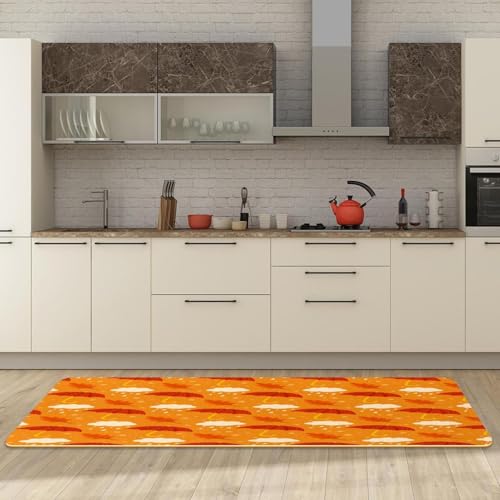 Alfombrillas de cocina VAPOKF de diseÃ±o elegante lavable y base absorbente 3