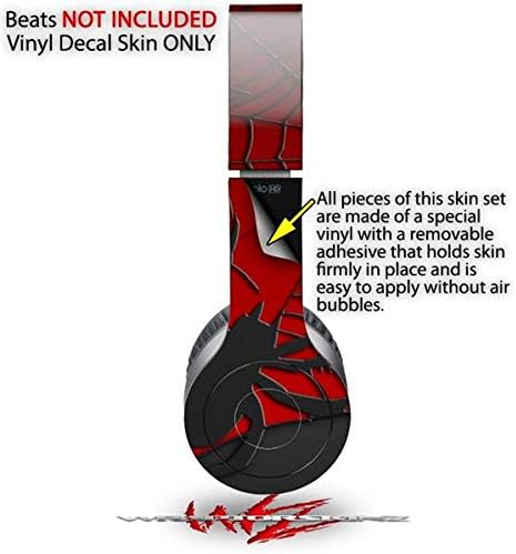 Skin Decal Wrap Works with Original Beats Solo HD Headphones Spider Web Skin Only (Headphones NOT Included)