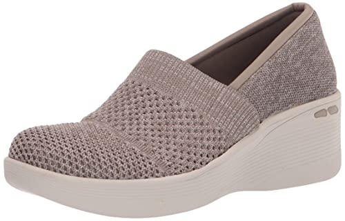 Image of Skechers Women's PIER - Wow Factor, Dark Taupe, 11 M