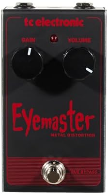 TC Electronic EYEMASTER METAL DISTORTION Pedal de distorsión de metal que golpea el cráneo con interfaz de 2 perillas para ganancia insana | Ya disponible en tu tienda friki favorita! En mundofriki.es!