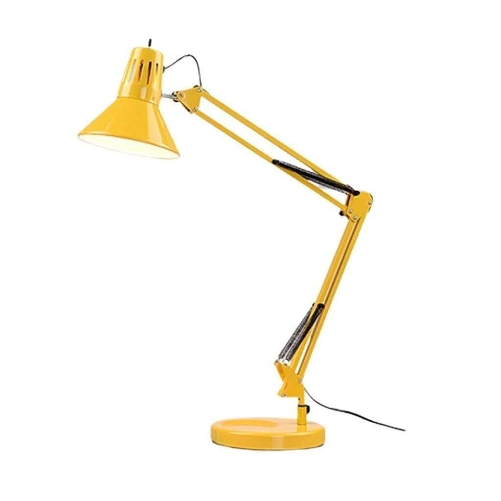 NZDY Lámpara de Escritorio Lámpara de Escritorio de Brazo Oscilante Decorativa Protección Ocular Dormitorio Mesita de Noche Escritorio Escritorio Lámpara de Escritorio Luz Led Plegable Negro/Blanco