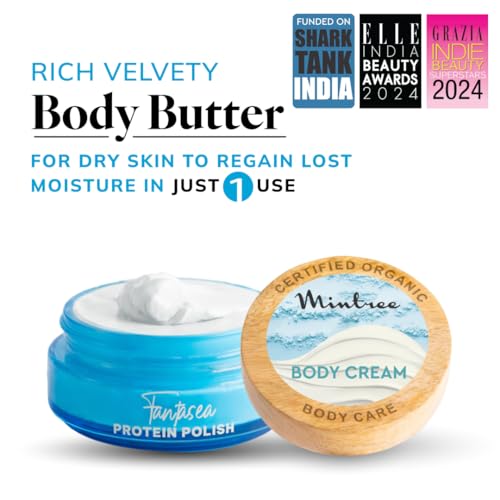 Image of Mintree Fantasea Moisturizing Body Butter for Men and Women, 72hrs Hydration, 150g