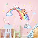 Zoom IMG-1 tanlaby arcobaleno animali adesivi murali Zoom IMG-1 tanlaby arcobaleno animali adesivi murali