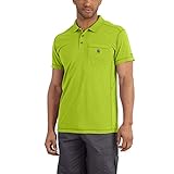 Tipo de tejido: punto Carhartt Men\'s 102134 Force Extremes&Trade; Pocket Polo - Large Regular - Sour Apple