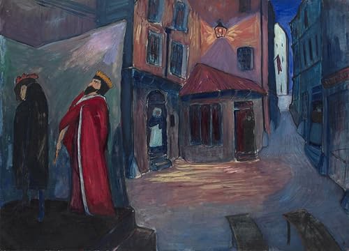 Lienzo Hacia la noche Marianne Von Werefkin 60x90cm para renovar paredes vacías y aburridas