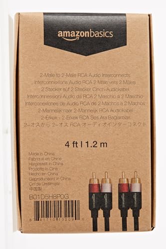 Amazon Basics PBH-20216 2 Rca Audio Cable For Amplifier,Active Speakers Or Subwoofer thumb #6