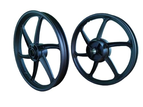 Par de Rodas 06 Palitos de Liga Leve Dianteira Disco Crypton a Partir de 2010