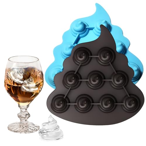 Molde de silicona para cubitos de hielo, 2 piezas miniatura 1