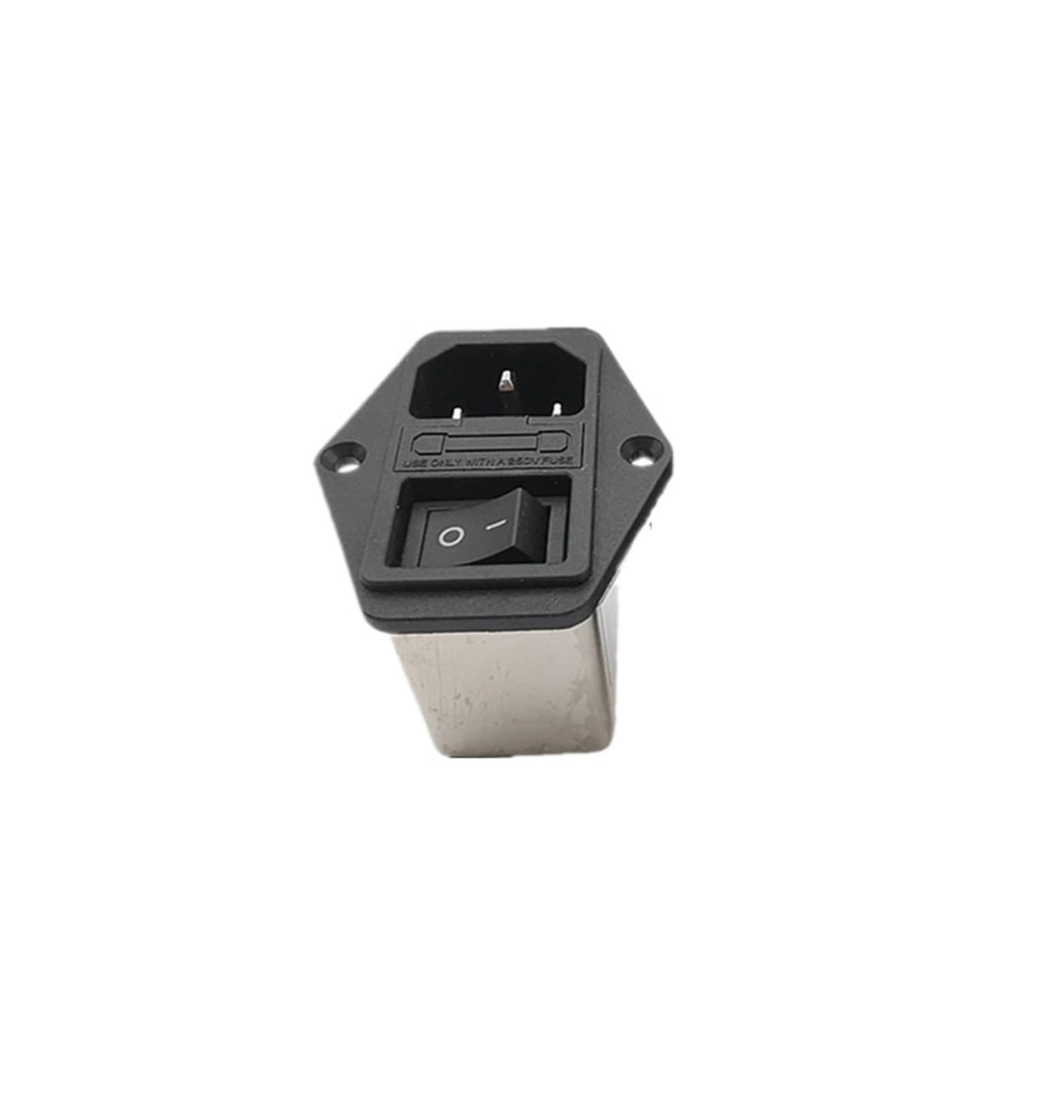 Filtro de potencia CW2B-10A-T de 220V con interruptor y fusible para toma monofásica
